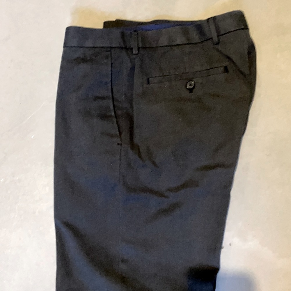BR Non iron slim pant in dark grey